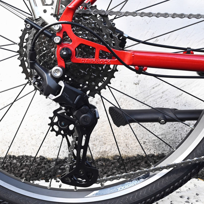 Darkrock Haikui Retro Bike 26" Cromoly Steel Touring Bike with 11-Speed Shimano CUES U6000 & Hydraulic Disc Brakes - Image 7