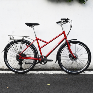 Darkrock Haikui Retro Bike 26" Cromoly Steel Touring Bike with 11-Speed Shimano CUES U6000 & Hydraulic Disc Brakes