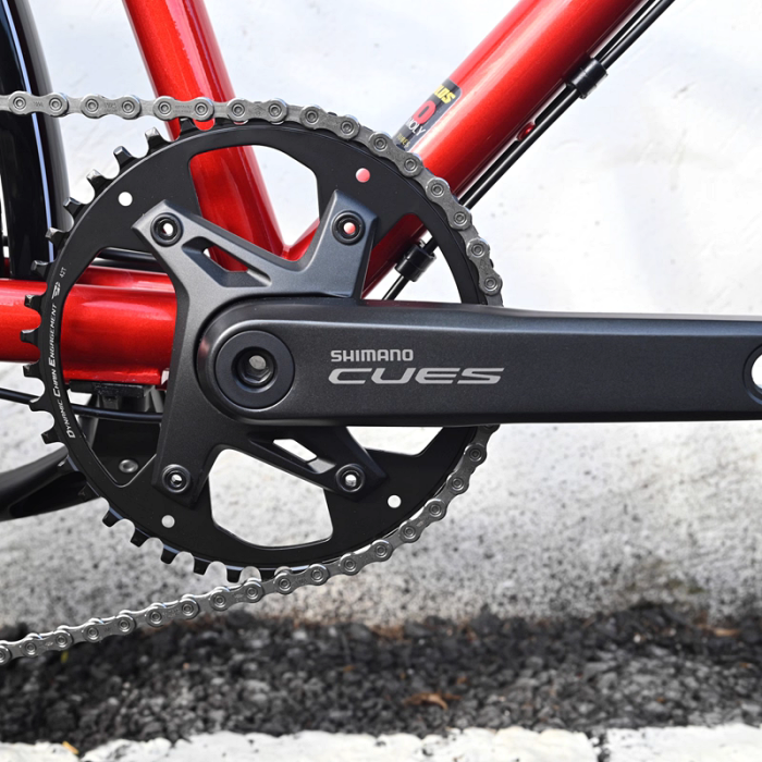 Darkrock Haikui Retro Bike 26" Cromoly Steel Touring Bike with 11-Speed Shimano CUES U6000 & Hydraulic Disc Brakes - Image 3