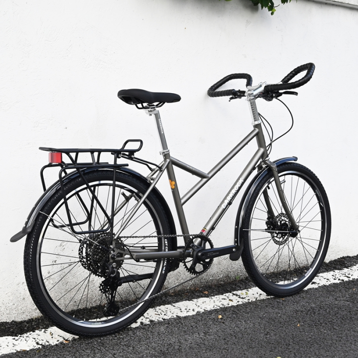 Darkrock Haikui Retro Bike 26" Cromoly Steel Touring Bike with 11-Speed Shimano CUES U6000 & Hydraulic Disc Brakes - Image 13