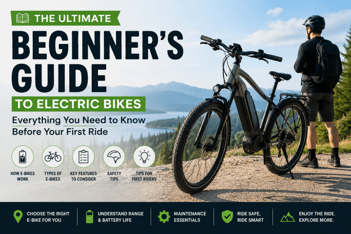 The Ultimate Beginner’s Guide to Electric Bikes: Everything You Need to Know Before Your First Ride